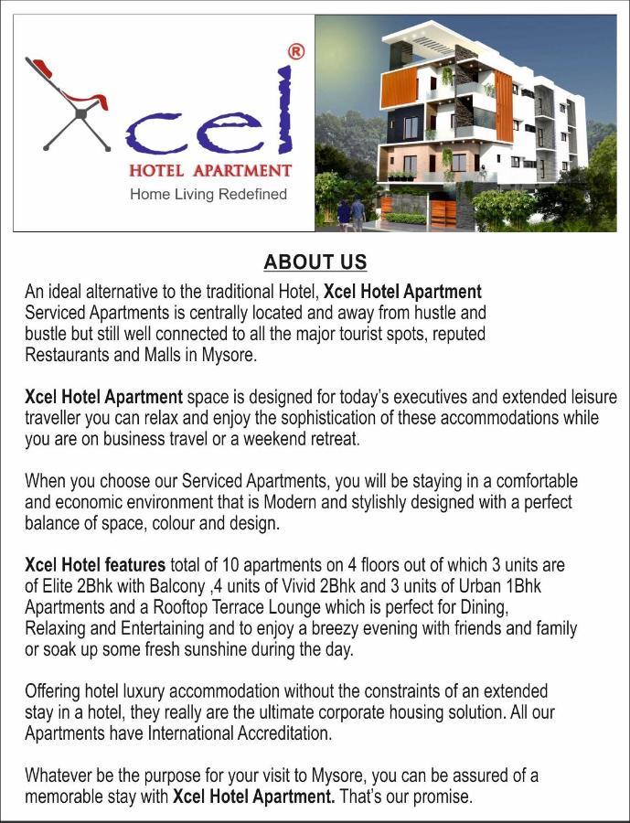 Xcel Luxury Hotel Apartments-Home Living Redefined Mysore Ngoại thất bức ảnh